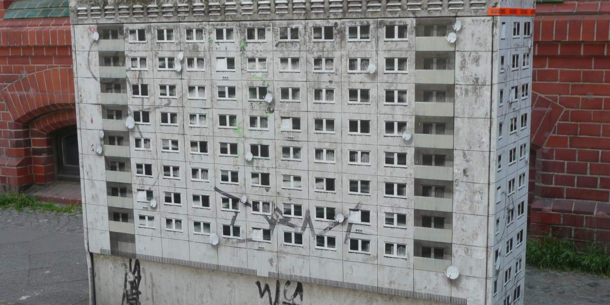 Evol - One of the Stencil Apartment Buildings - Image courtesy of Evol