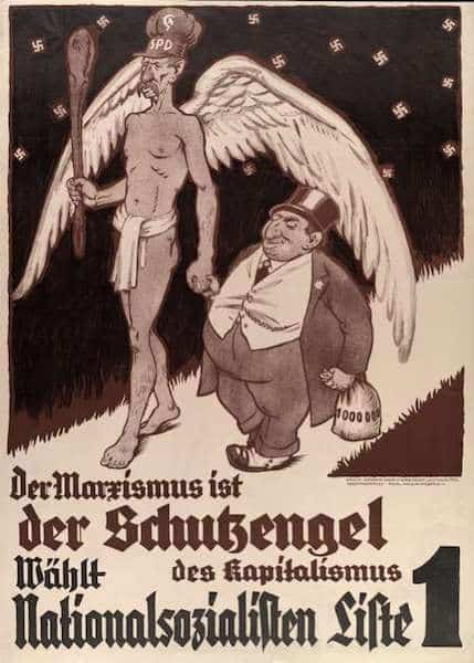 nazi propaganda poster