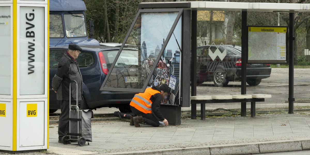 Vermibus in Subvert the City Action in Berlin - March 2017