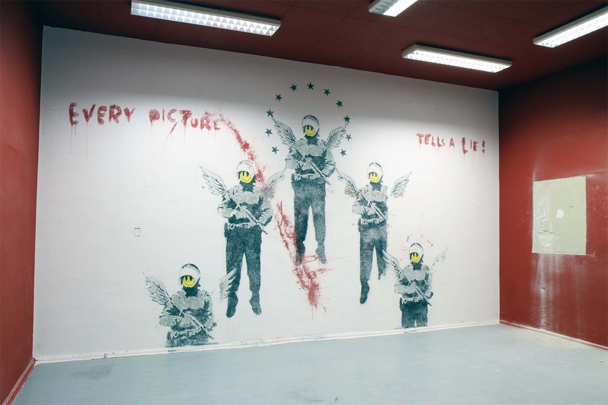 Brad Downey - What Lies Beneath (supposedly Banksy)