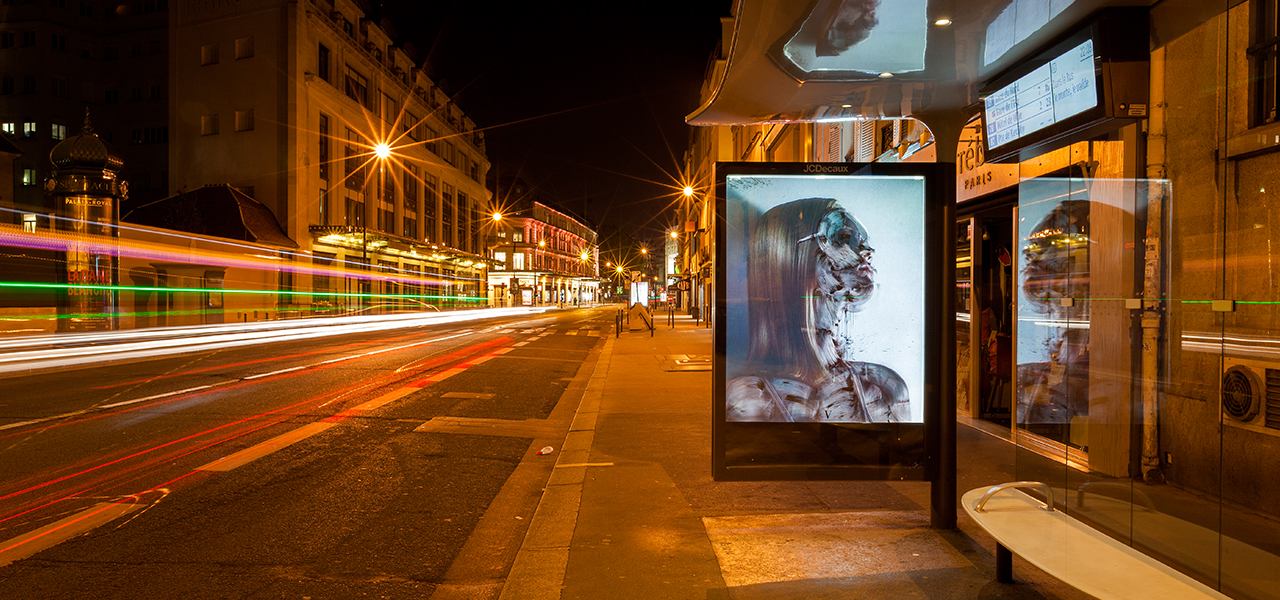 Vermibus - Unveiling Beauty, Paris, 2015 © Mark Rigney, Courtesy of the artist and OPEN WALLS Gallery