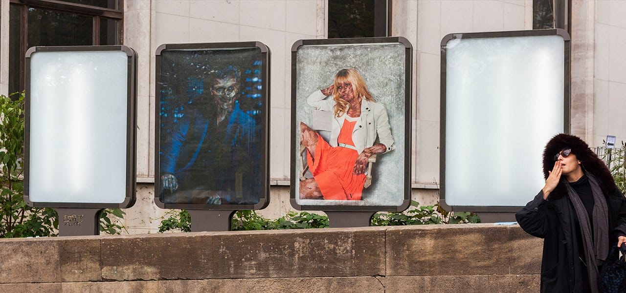 Vermibus - Unveiling Beauty, Paris, 2015 © Mark Rigney, Courtesy of the artist and OPEN WALLS Gallery